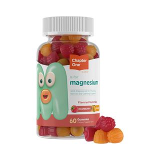 ZAHLER® Chapter One™ Kids Magnesium,Kosher Certified, Magneziu pentru Copii cu Aroma de Zmeura si Mango, 60 jeleuri