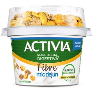 Iaurt mic dejun Activia, cu fulgi de cereale, 163 g