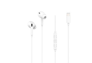 Casti Stereo Cellara Cu Manson Si Fir Lightning  - Alb,CL77079