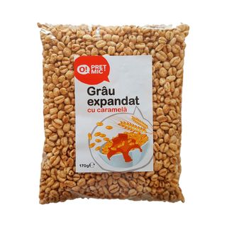 O! PRET MIC Grau expandat cu caramela 170g