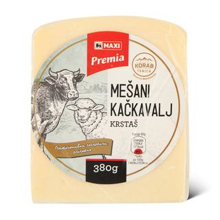 Kačkav.meš.Krstaš 3 vrste mleka Maxi380g