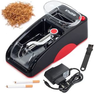 Aparat electric de facut si injectat tutun in tuburi de tigari - Horns Bee - D.8mm - ROSU