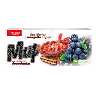 Мираж тунквани бисквити крем боровинка 178г / 20663445