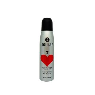 4SQUARE deo sprej ženski I love silver 150 ML | 8699009454338