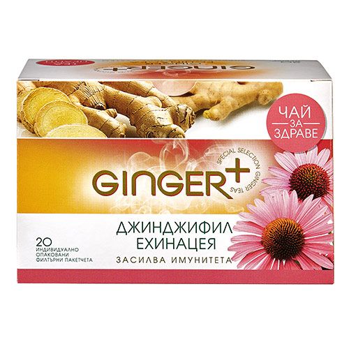Ginger + чай джинджифил, ехинацея