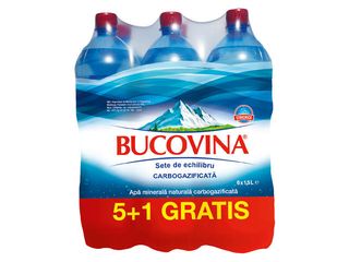 Apa Minerala Carbogazificata Bucovina 6x1.5L 