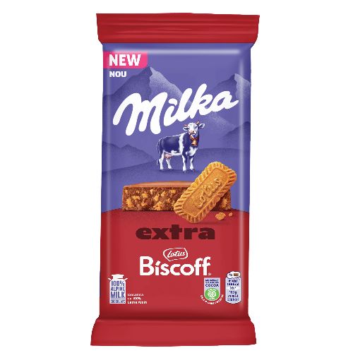 MILKA Шоколад Lotus Biscoff 190 ГР