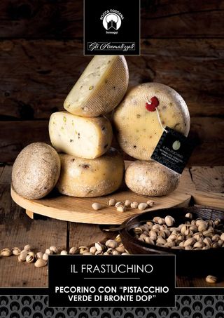 Pecorino cu Fistic di Bronte DOP, 100 gr