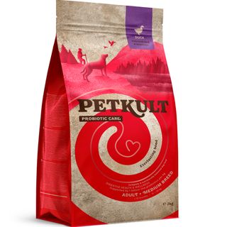Hrana uscata pentru caini Petkult Probiotics Adult Talie Medie Rata 2kg