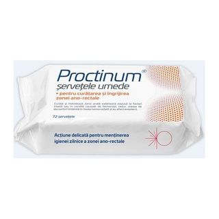 Zdrovit Proctinum Servetele Umede Pentru Igiena Ano-Rectala 72Buc