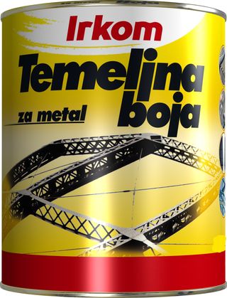 Temeljna boja za metal siva 3kg Irkom 82100115
