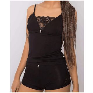BERRAK set ženski trik majica + bokserice crna 2970 XL | 8693672493991
