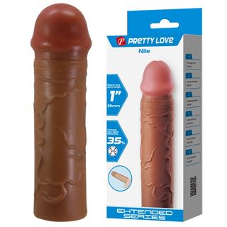 Prelungitor Penis Pretty Nile Extended 2.5 CM Brown