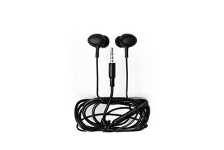 Casti In-Ear In Fir Tellur Gamma Microfon Negru