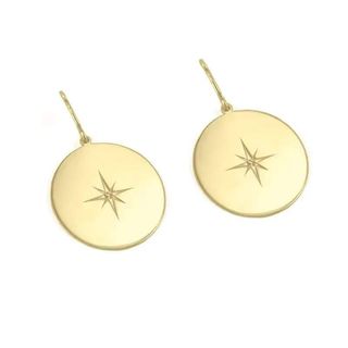 Mindjuše "North Star" 18ct pozlata