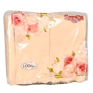 Santia Салфетки цветни 33х25см 1 пласт 100 БР / 38945134