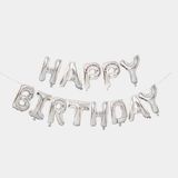 Растяжка фольгированная "Happy Birthday"