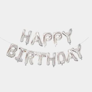 Растяжка фольгированная "Happy Birthday"