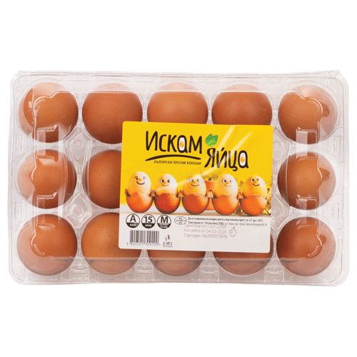 Яйца Размер М  Искам Яйца 3