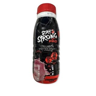 Stay Strong collagen shake caps. 500ml