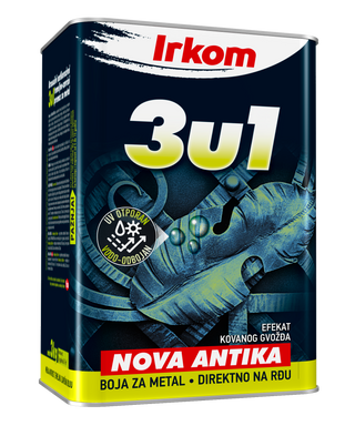 3u1 Boja za metal 3kg Irkom 87410111