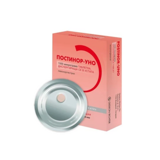 ПОСТИНОР-УНО ДИСПЕР. ТАБЛ. 1500МКГ Х 1
