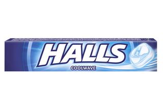 Bomboane mentolate Halls Coolwave, 33.5 g