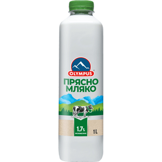Olympus Прясно мляко 1.7% 1 Л / 38911840