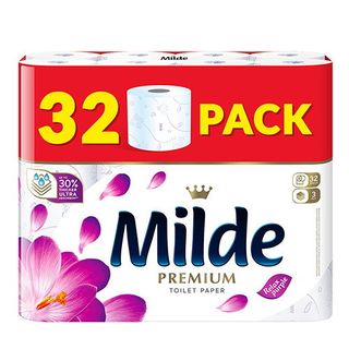Milde Relax Purple тоалетна хартия,целулозна 3пл 32бр\05103490