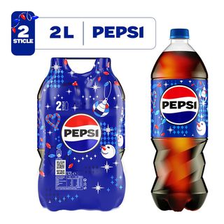 Bautura carbogazoasa Pepsi, 2 x 2 l