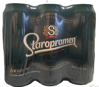 Staropramen bere 5%alcool 6x500 ml