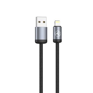 Cablu date si incarcare Tellur Minimalist USB to Lightning, 3A, 1m, negru