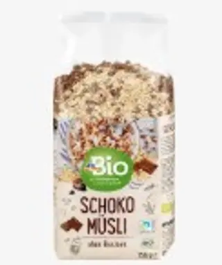 dmBio Čokoladni musli bez suvog grožđa 750 g 1444759