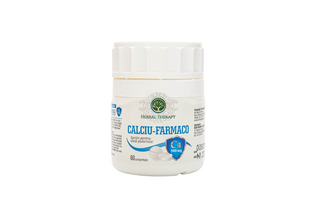 Calciu-Farmaco(Gluconat) 500mg, flacon - comprimate masticabile