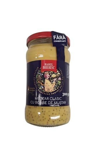 Hanul Boieresc Mustar cu boabe 300 g