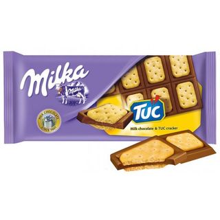 Милка Шоколад Сандвич Тук Крекер 87Г