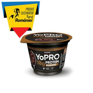 Budinca proteica cu aroma de ciocolata YoPro, bogat in proteine, 180 g