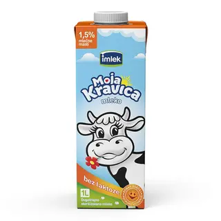 Imlek moja kravica dugotajno mleko 1.5%m.m. bez laktoze 1l 8601500131618