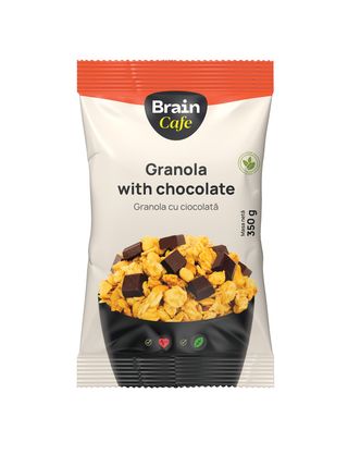 BRAIN CAFE Musli granola cu ciocolata 350g