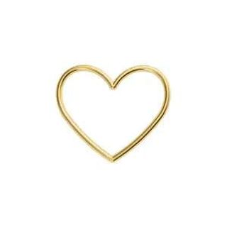 Privezak ,,Hole Heart'', 18ct pozlata