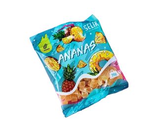 SELIK Ananas uscat cuburi 70g