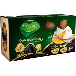 Agricola, Oua cu luteina, cod 2, 8 bucati (ID 45997)