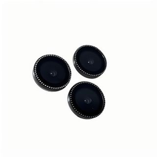 Set Folii Camera Cellara Pentru iPhone 16/16 Plus Cu Pietricele - Argintiu,WS78144