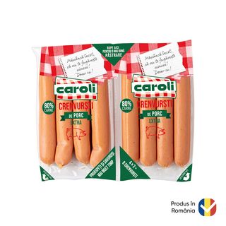 Caroli Crenvursti Porc Extra 280G