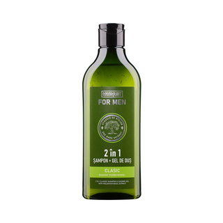 Sampon + Gel de dus 2 în 1 COSMEPLANT FOR MEN Сlasic 400 ml
