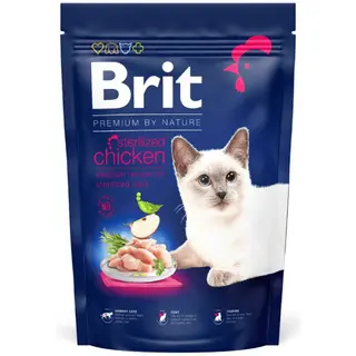 Hrana uscata pentru pisici Brit Premium Cat Sterilized Pui 300g