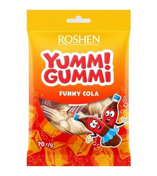 Jeleuri Roshen Yummi Gummi Funny Cola, 70 g