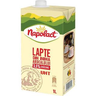 Napolact Lapte Uht Cutie 3,5% 1L