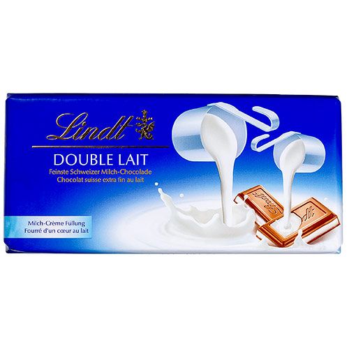 Lindt Double light шоколад двойно млечен