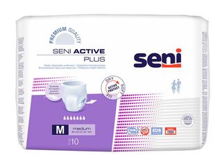 Scutece Chilot Adulti Seni Active Plus Medium Pachet A'10